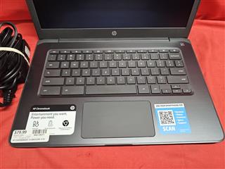 HP Chromebook 14-db0020nr 14 in (32 GB eMMC, AMD A4 Dual-Core, 2.50 GHz, 4 GB) L